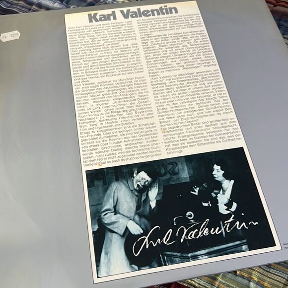 KARL VALENTIN - Das große (grosse) Erinnerungs-Album 1 Folge Vinyl - Picture 4 of 6